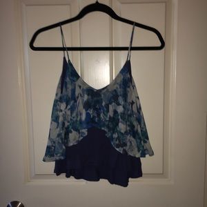 Urban Outfitters floral crop top
